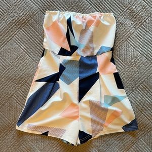 Ecowish strapless romper